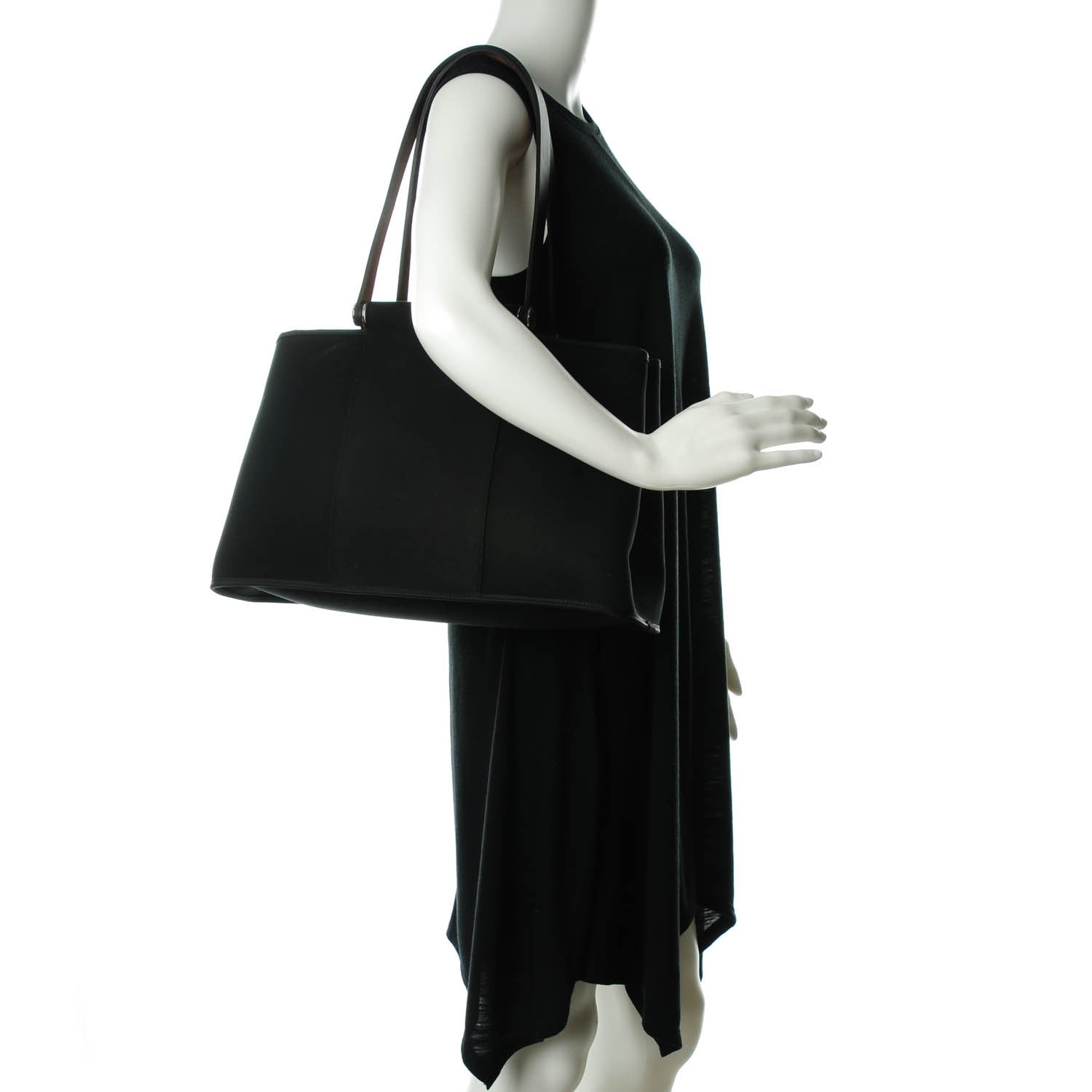 Hermes Toile Cabag 39 Black 2 of 9