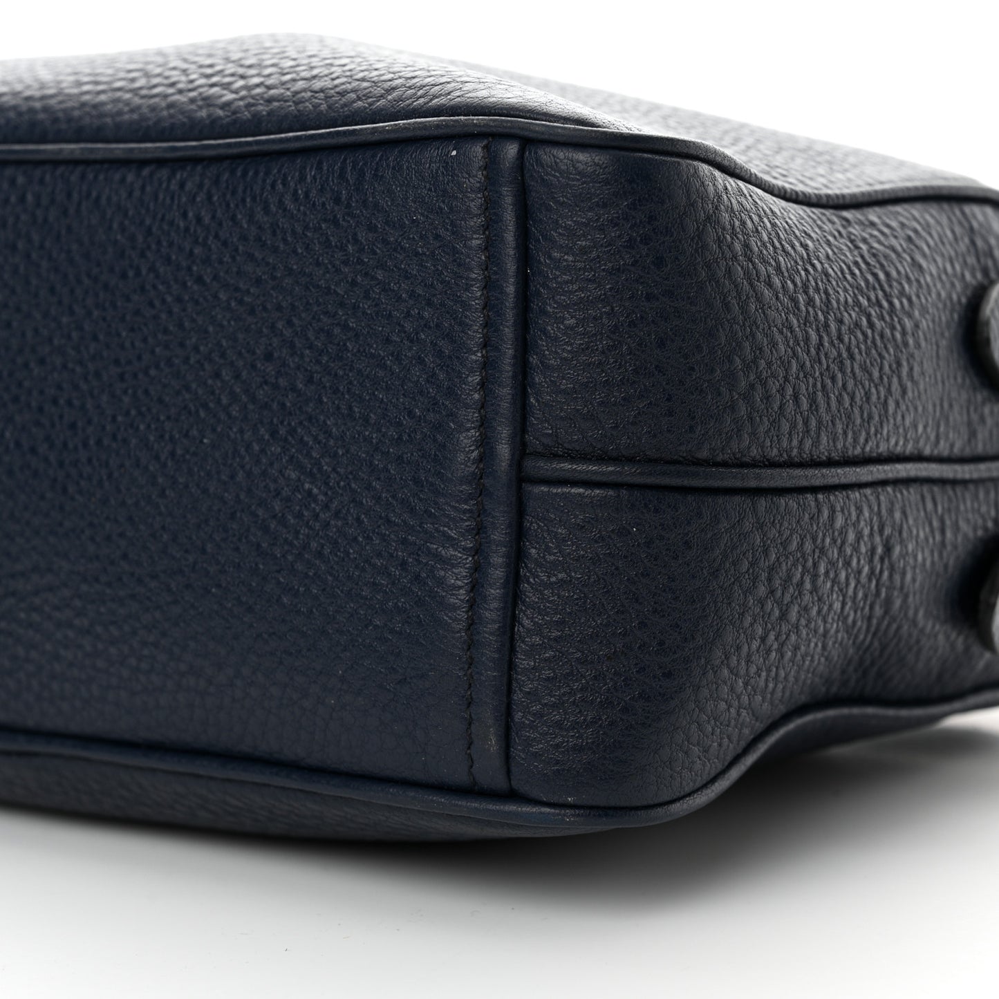 Vitello Phenix Double Zip Crossbody Bag Baltico