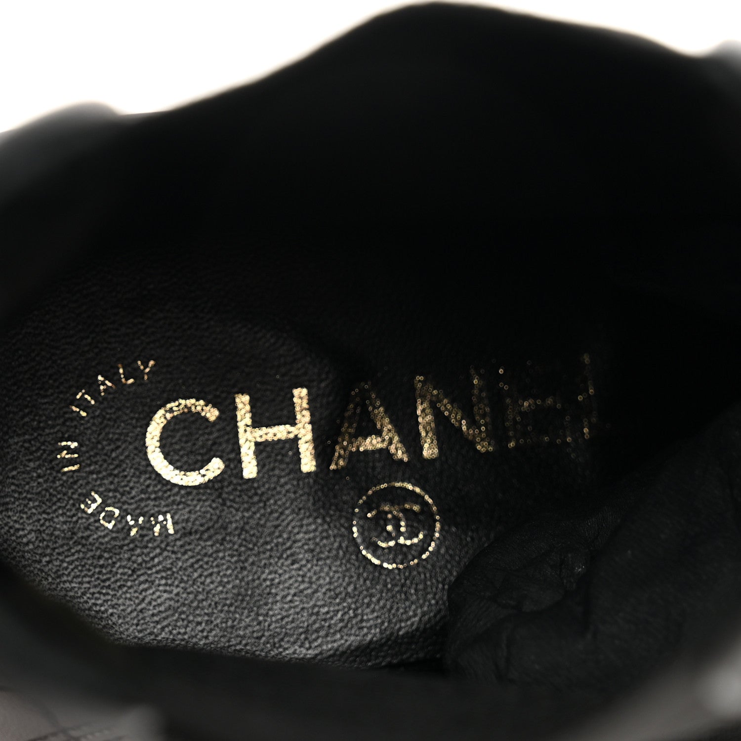 Chanel Calfskin Patent Cap Toe Quilted Short Boots 36.5 Black 7 of 9