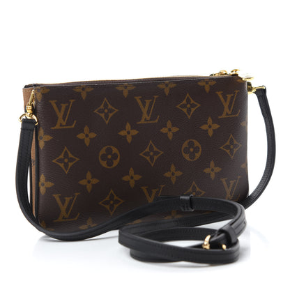 Louis Vuitton Reverse Monogram Giant Double Zip Pochette 3 of 11