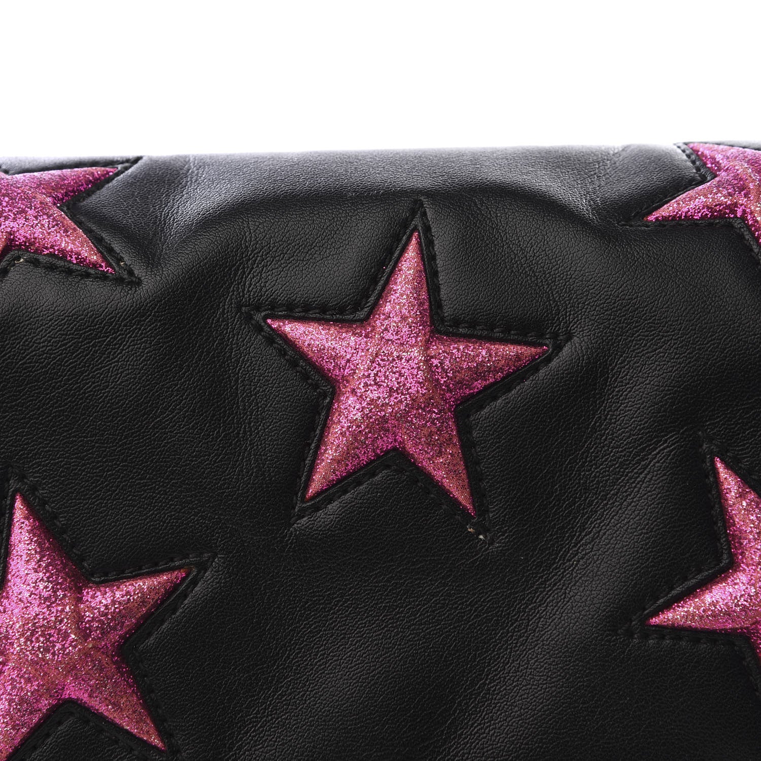 Stella McCartney Alter Nappa Embossed Star Falabella Crossbody Bag Black 8 of 8
