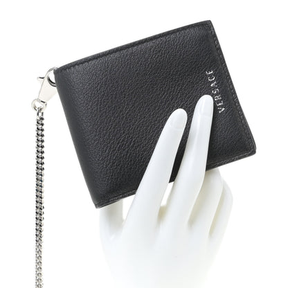 Versace Vitello Bi-Fold Wallet Black 2 of 10