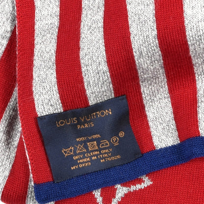 Louis Vuitton Monogram Stripes Scarf Rouge 3 of 3