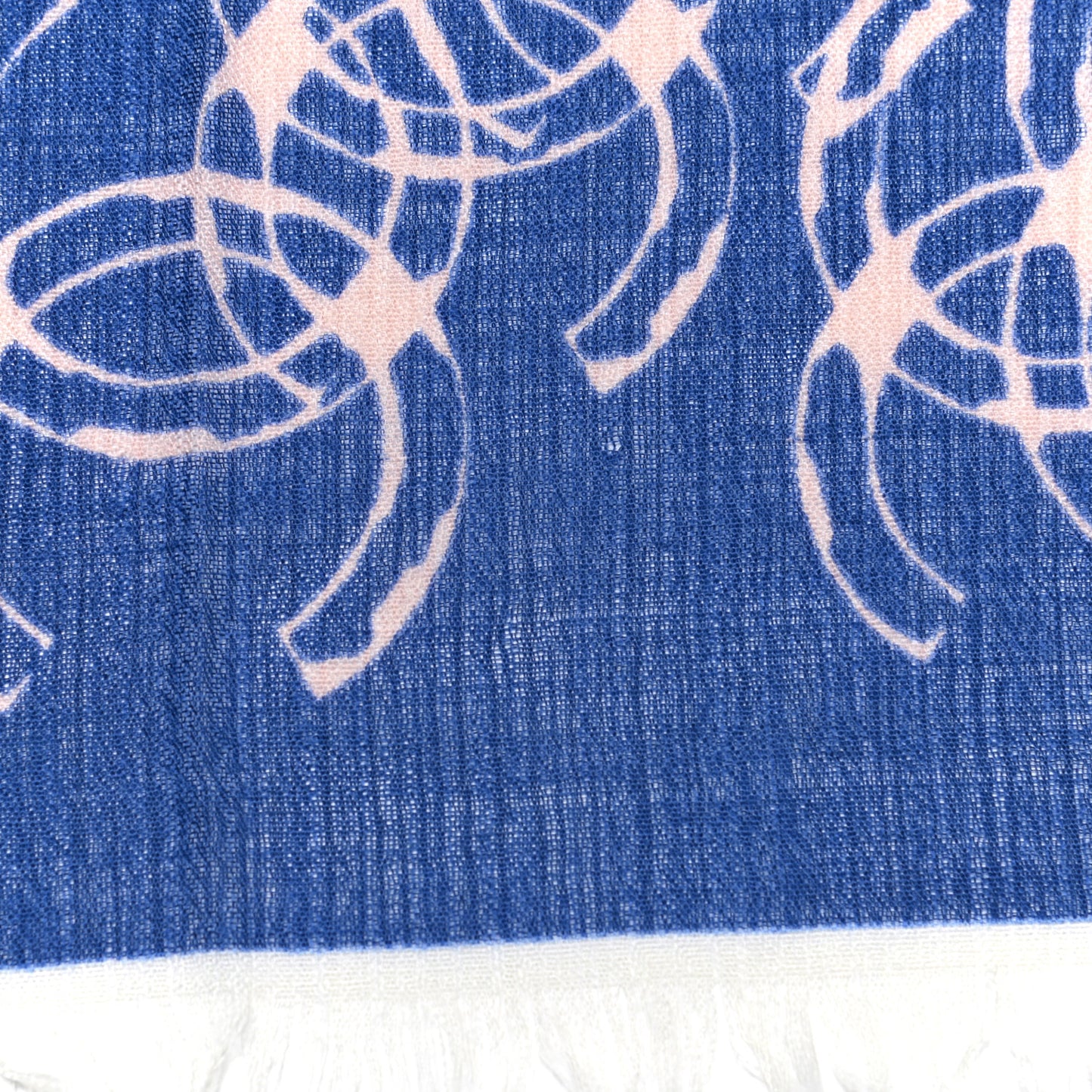Cashmere Silk CC Stole Blue