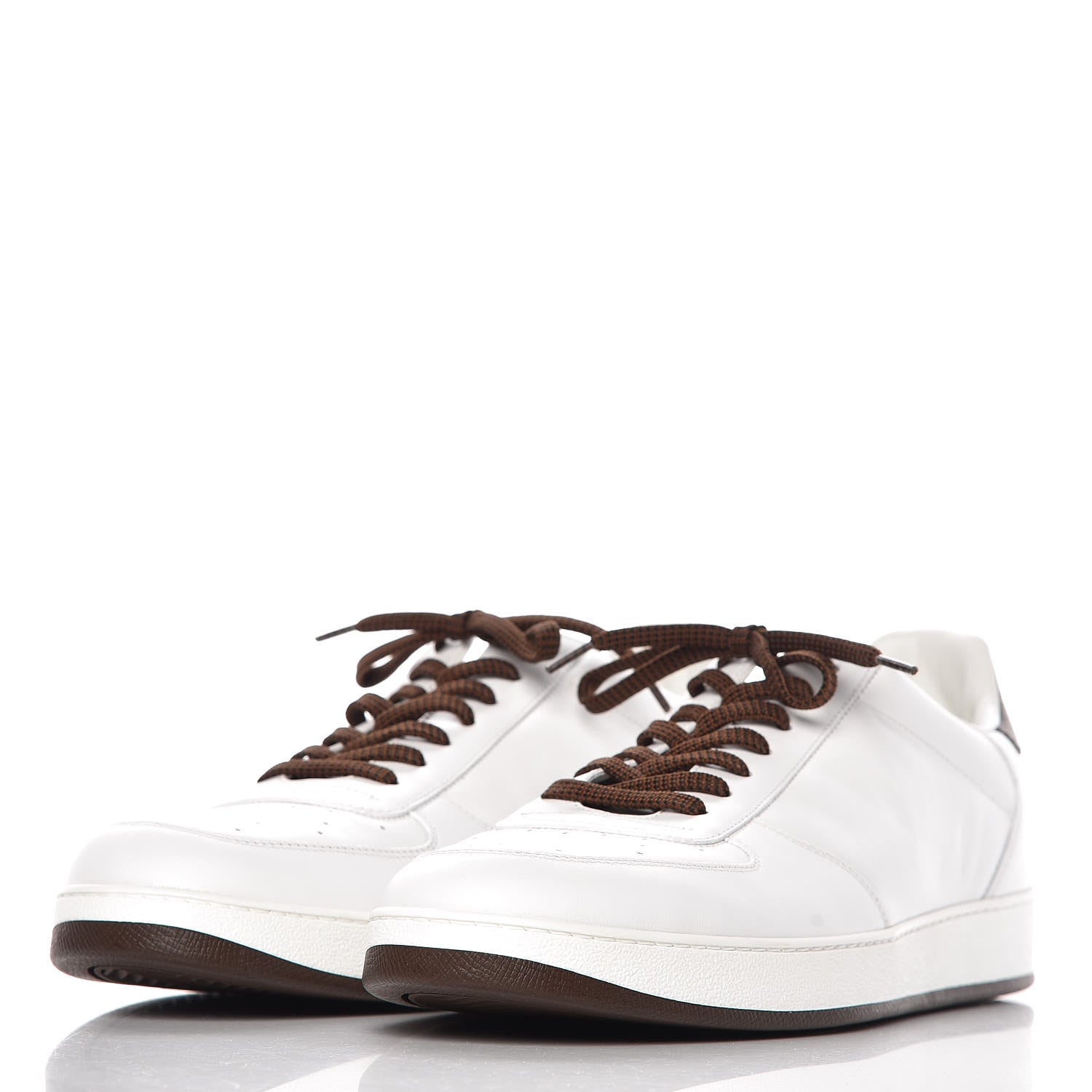 Louis Vuitton Calfskin Monogram Rivoli Sneakers 10 White 2 of 9