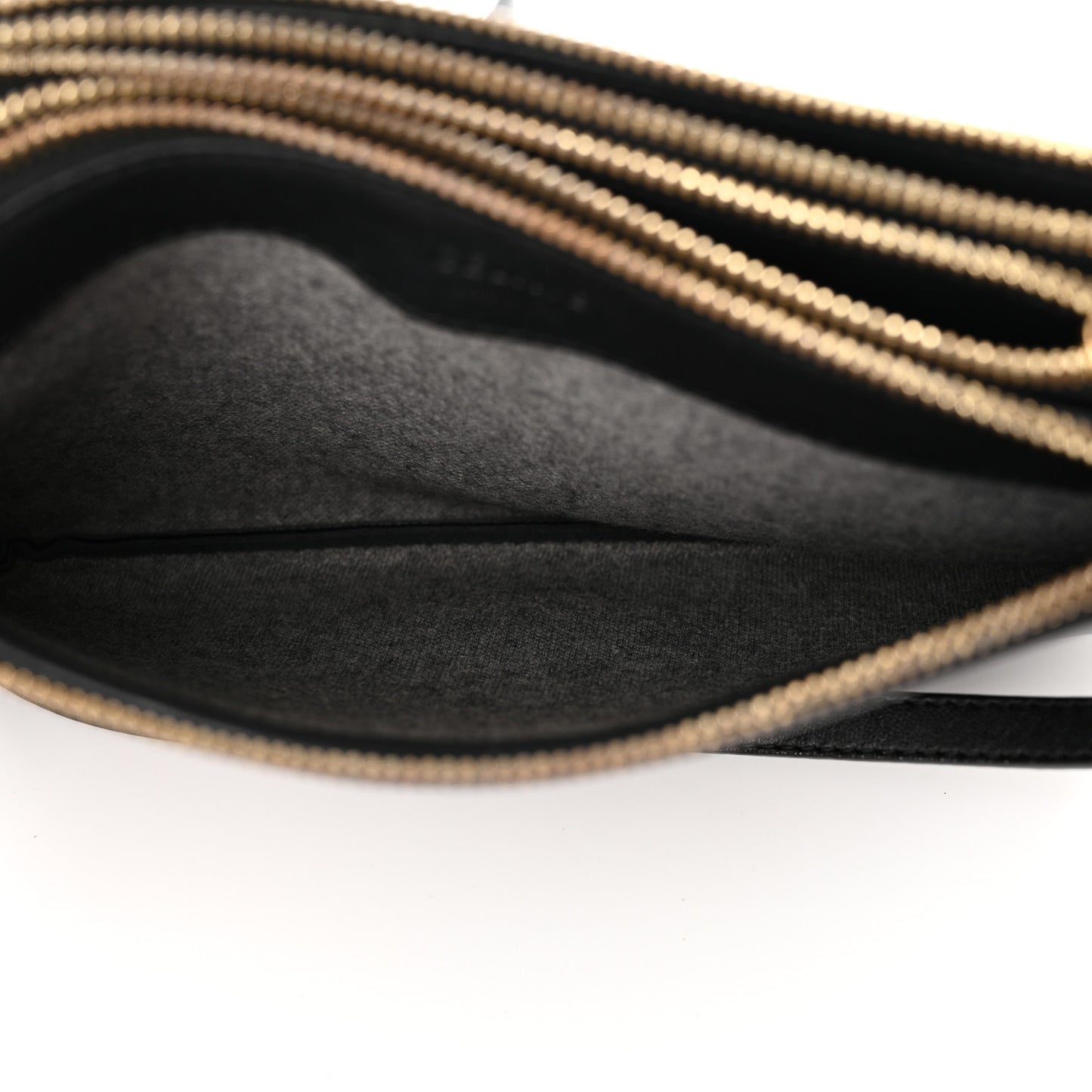 Lambskin Small Trio Crossbody Bag Black