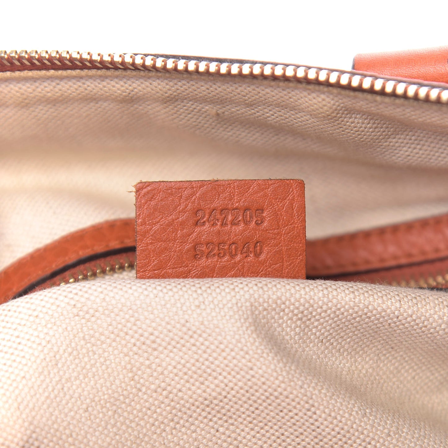 Calfskin Vintage Web Medium Boston Orange Blue