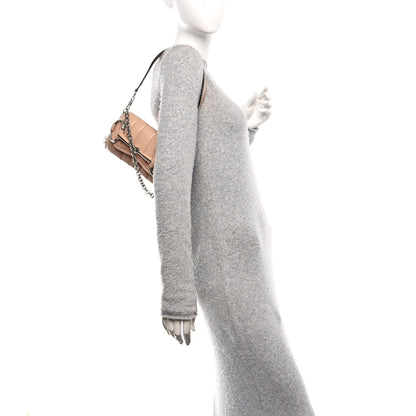 Gucci Nappa Vertical Matelasse Small Maxi Horsebit Chain Shoulder Bag Beige 2 of 11