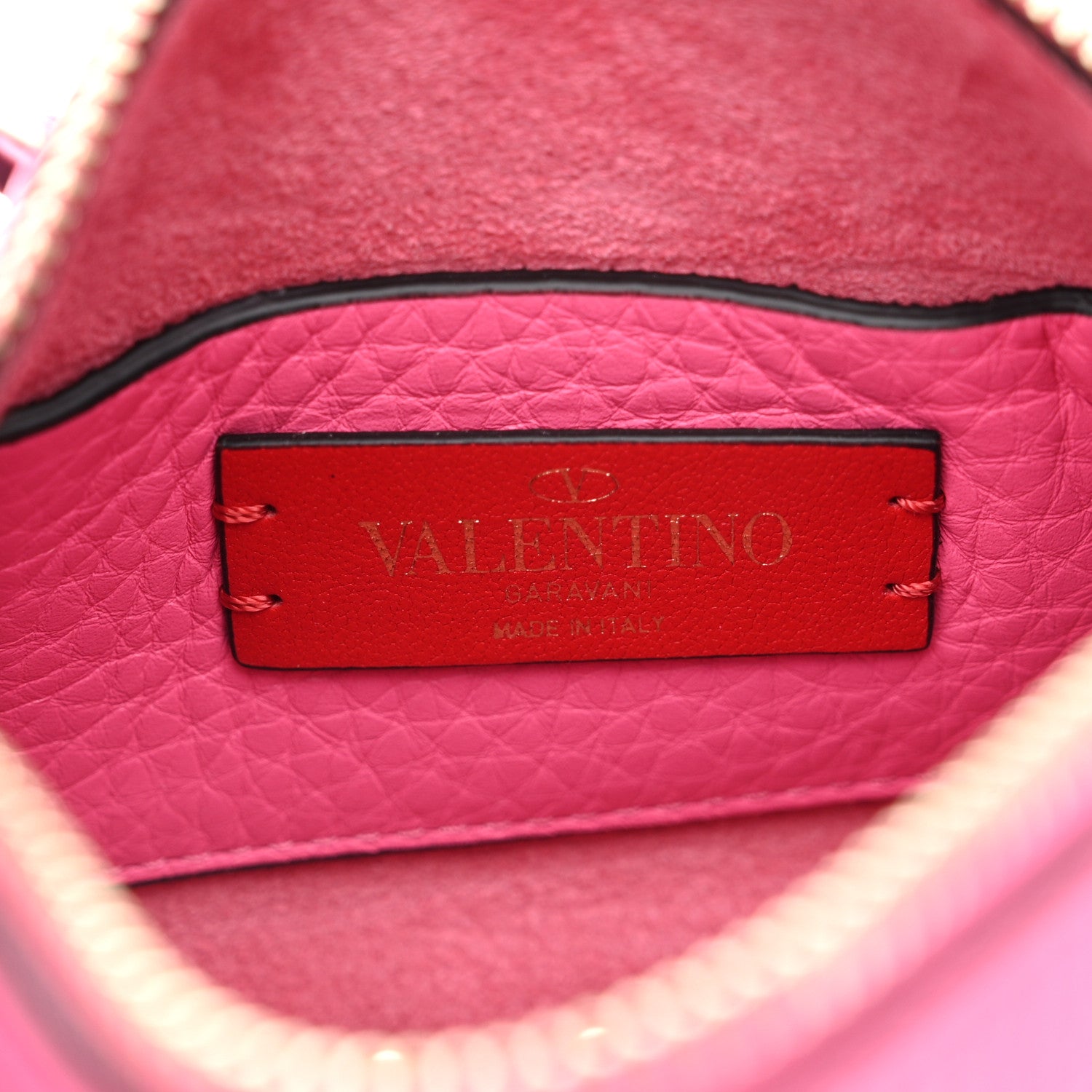 Valentino Garavani Pebbled Calfskin Small Rockstud Flip Lock Shoulder Bag Dawn Pink 6 of 10