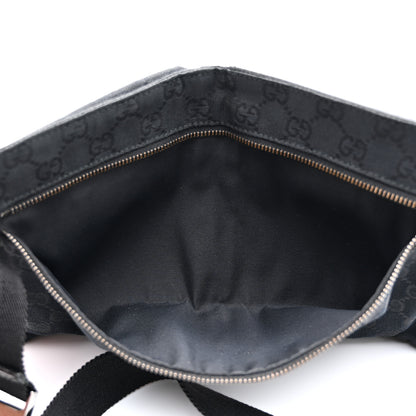 Gucci GG Monogram Double Pocket Belt Bag Black 5 of 9