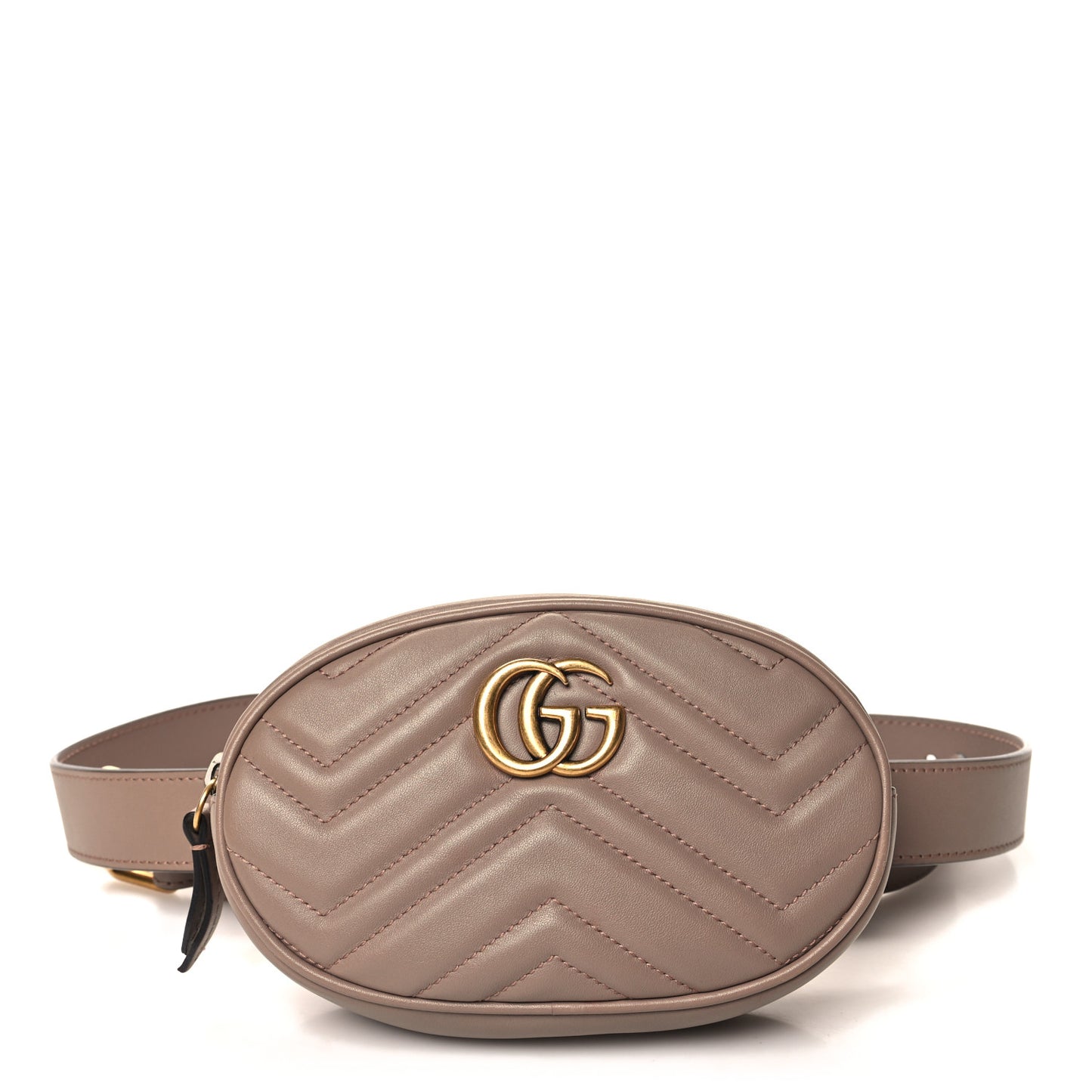 Calfskin Matelasse GG Marmont Belt Bag 85 34 Porcelain Rose