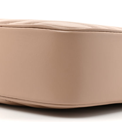 Saint Laurent Calfskin Matelasse Monogram Lou Camera Bag Dark Latte 9 of 12