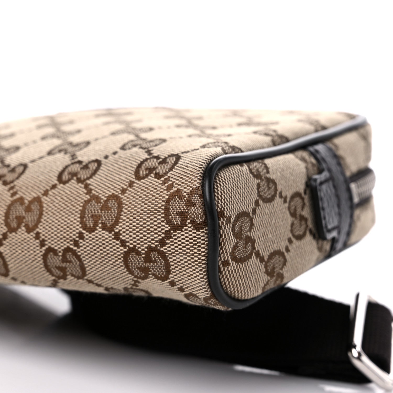 Gucci Monogram Belt Bag Dark Brown 9 of 10