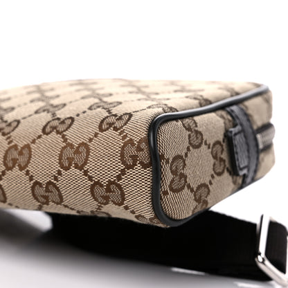 Gucci Monogram Belt Bag Dark Brown 9 of 10