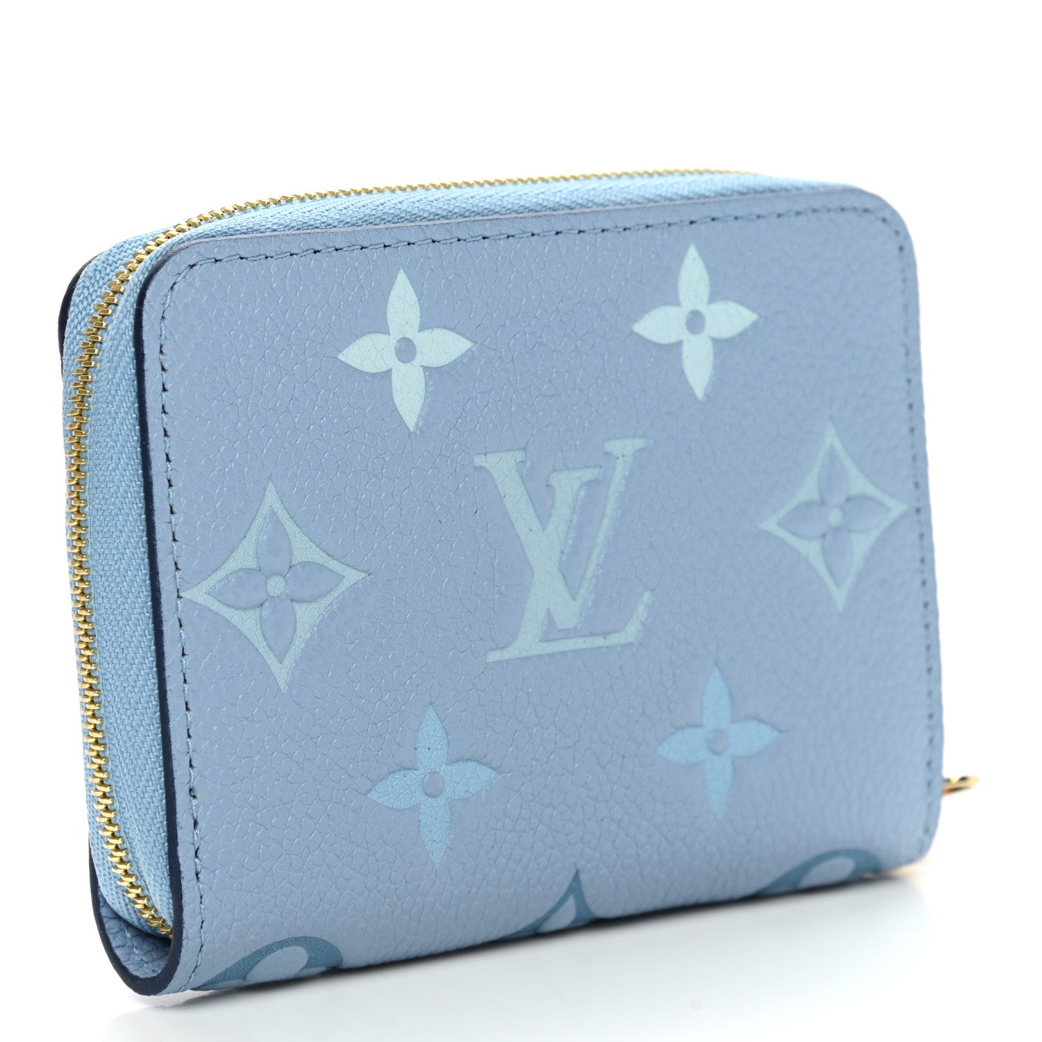 Louis Vuitton Empreinte Monogram Giant By The Pool Zippy Coin Purse Summer Blue 3 of 8