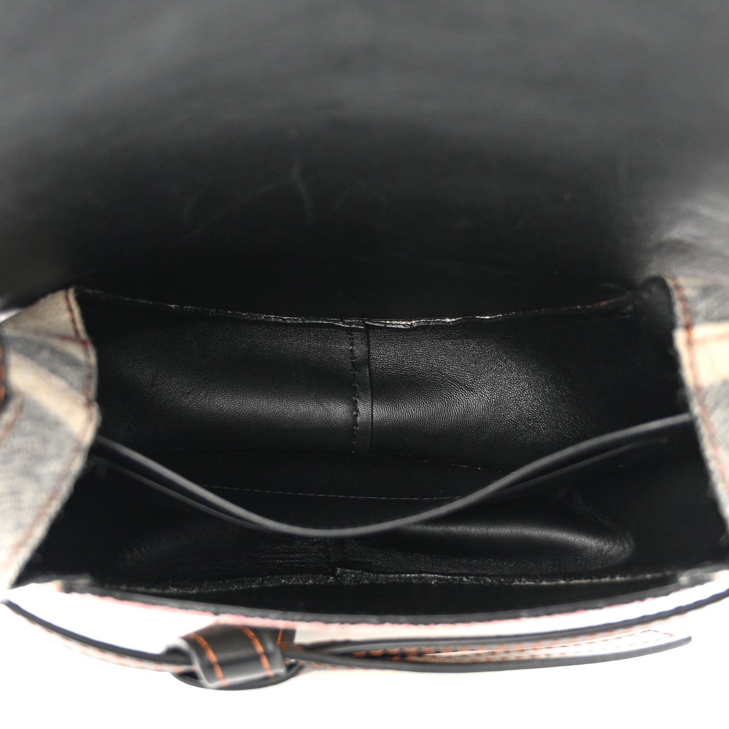 Loewe Calfskin Felt Small Gate Crossbody Bag Amber Black Multicolor 5 of 10