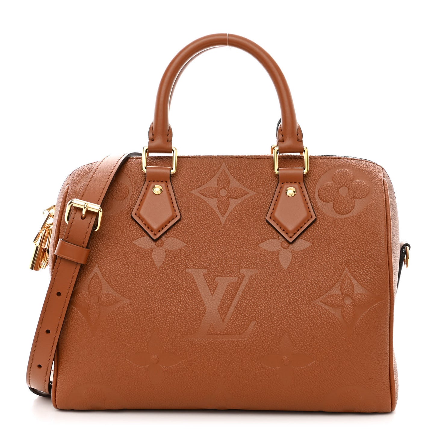 Empreinte Monogram Giant Speedy Bandouliere 25 Cognac