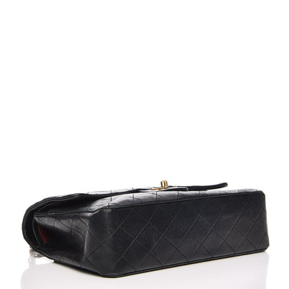 Chanel Lambskin Quilted Medium Double Flap Black 4 of 21