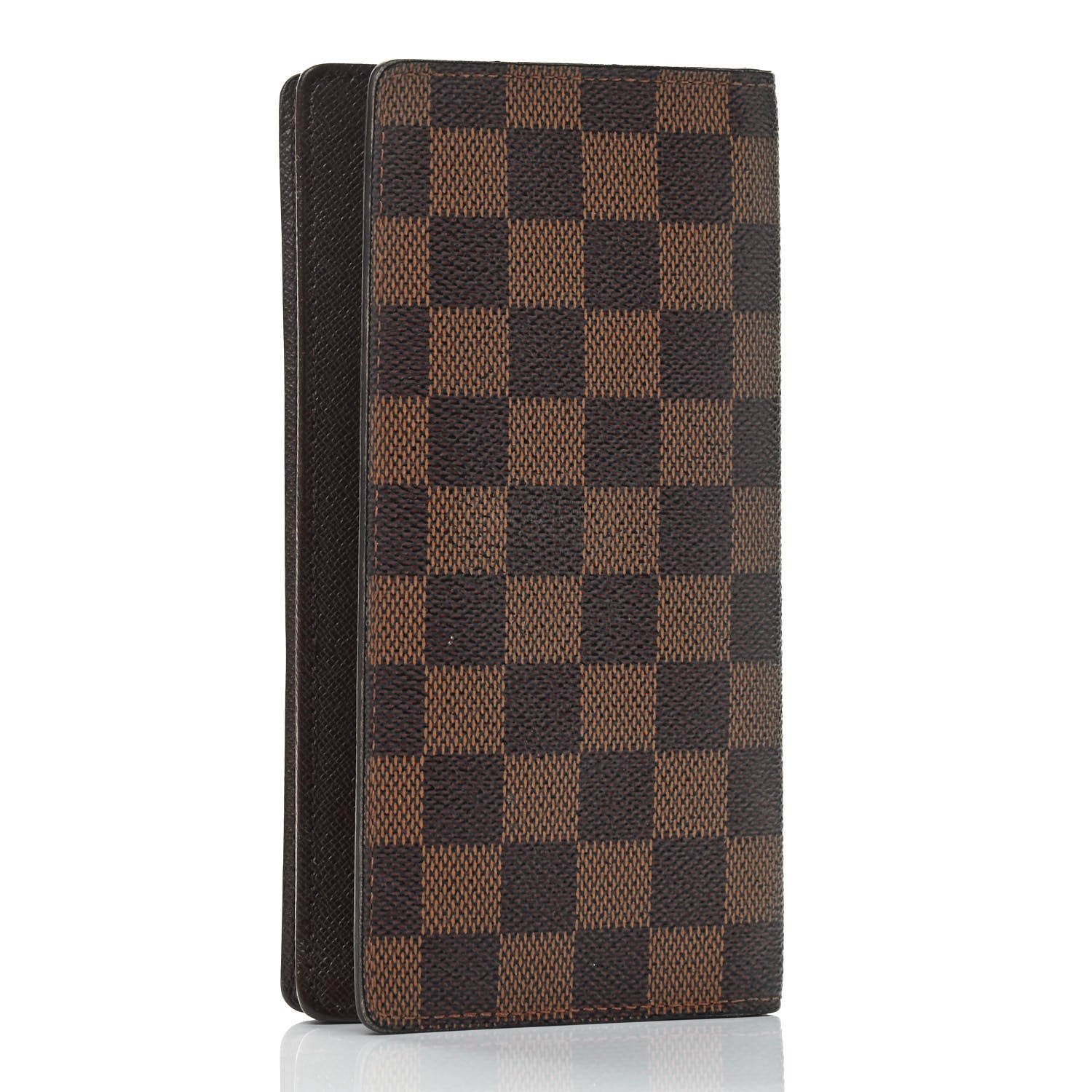 Louis Vuitton Damier Ebene Porte-Cartes Credit Yen Checkbook Wallet 2 of 4