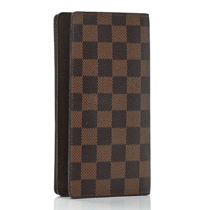 Louis Vuitton Damier Ebene Porte-Cartes Credit Yen Checkbook Wallet 2 of 4