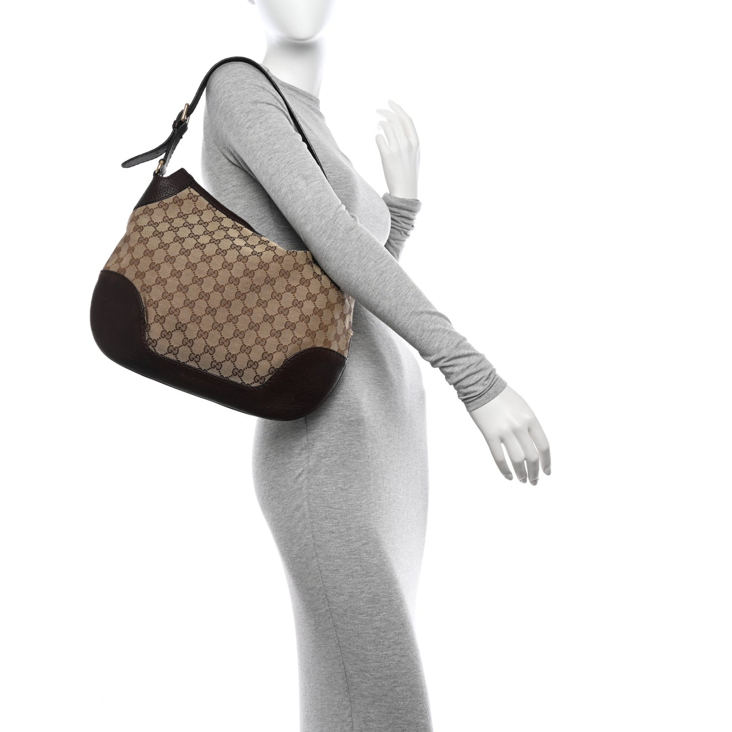Monogram Medium Charlotte Hobo Brown