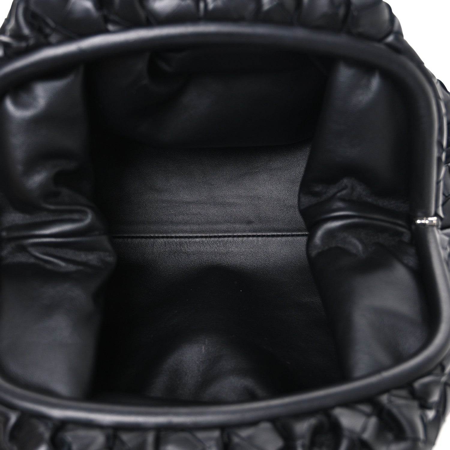 Bottega Veneta Nappa Maxi Intreccio The Pouch Oversized Clutch Black 5 of 11