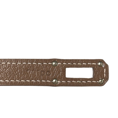 Hermes Chevre Mysore Kelly Longue Wallet Etoupe 7 of 9