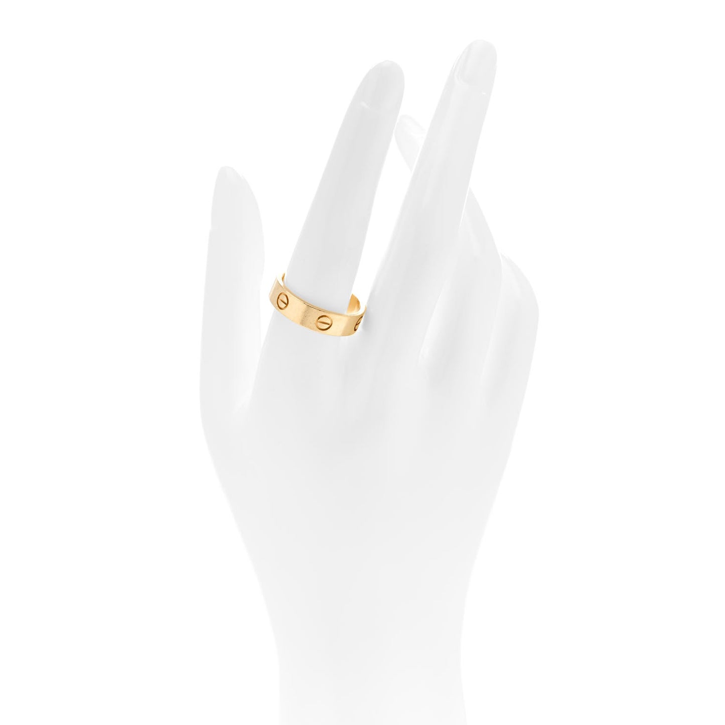 18K Yellow Gold 5.5mm LOVE Ring 61 9.5