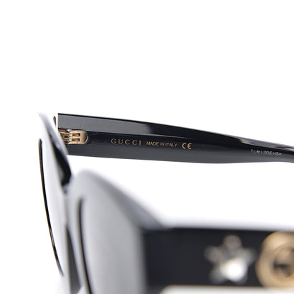 Gucci Round Frame Star Sunglasses GG0208S Black 6 of 8