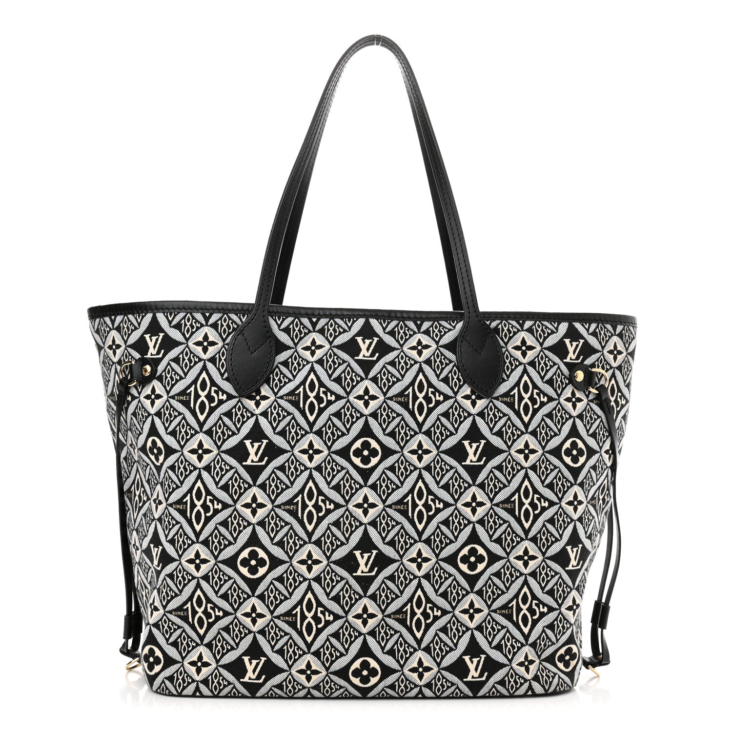 Louis Vuitton Jacquard Since 1854 Neverfull MM Grey 3 of 10