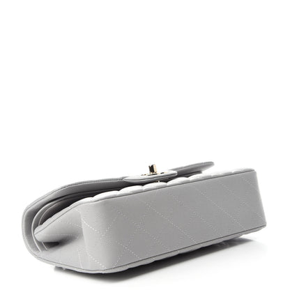 Chanel Caviar Quilted Small Double Flap Grey 4 of 11