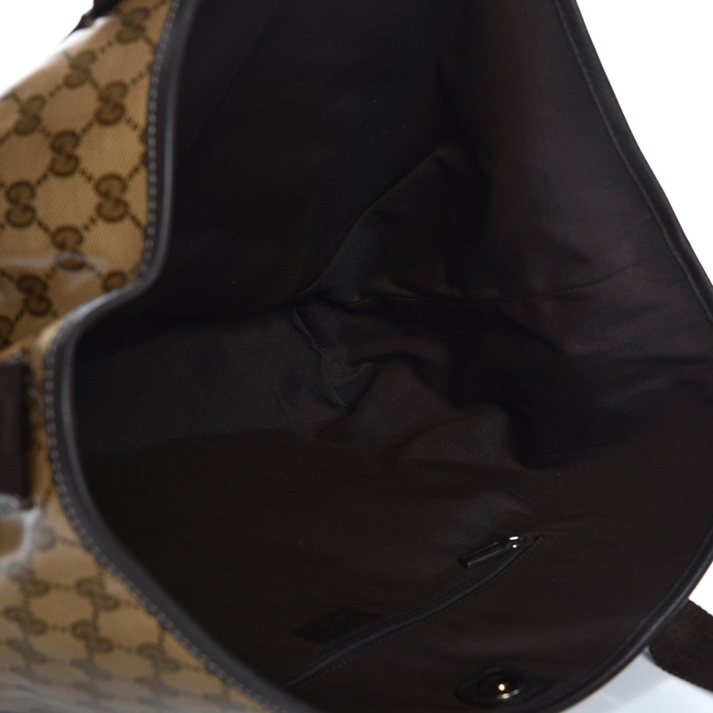 Crystal Monogram Travel Bag Dark Brown