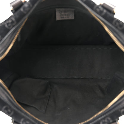 Gucci Guccissima Suede Charmy Boston Black 5 of 10