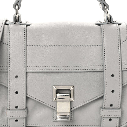 Proenza Schouler Lambskin Tiny PS1 Satchel Fog 7 of 11