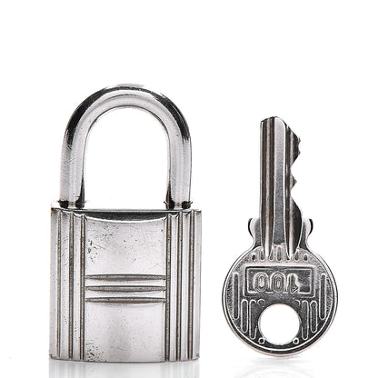 Hermes Palladium Cadena Lock and Key Set 1 of 4