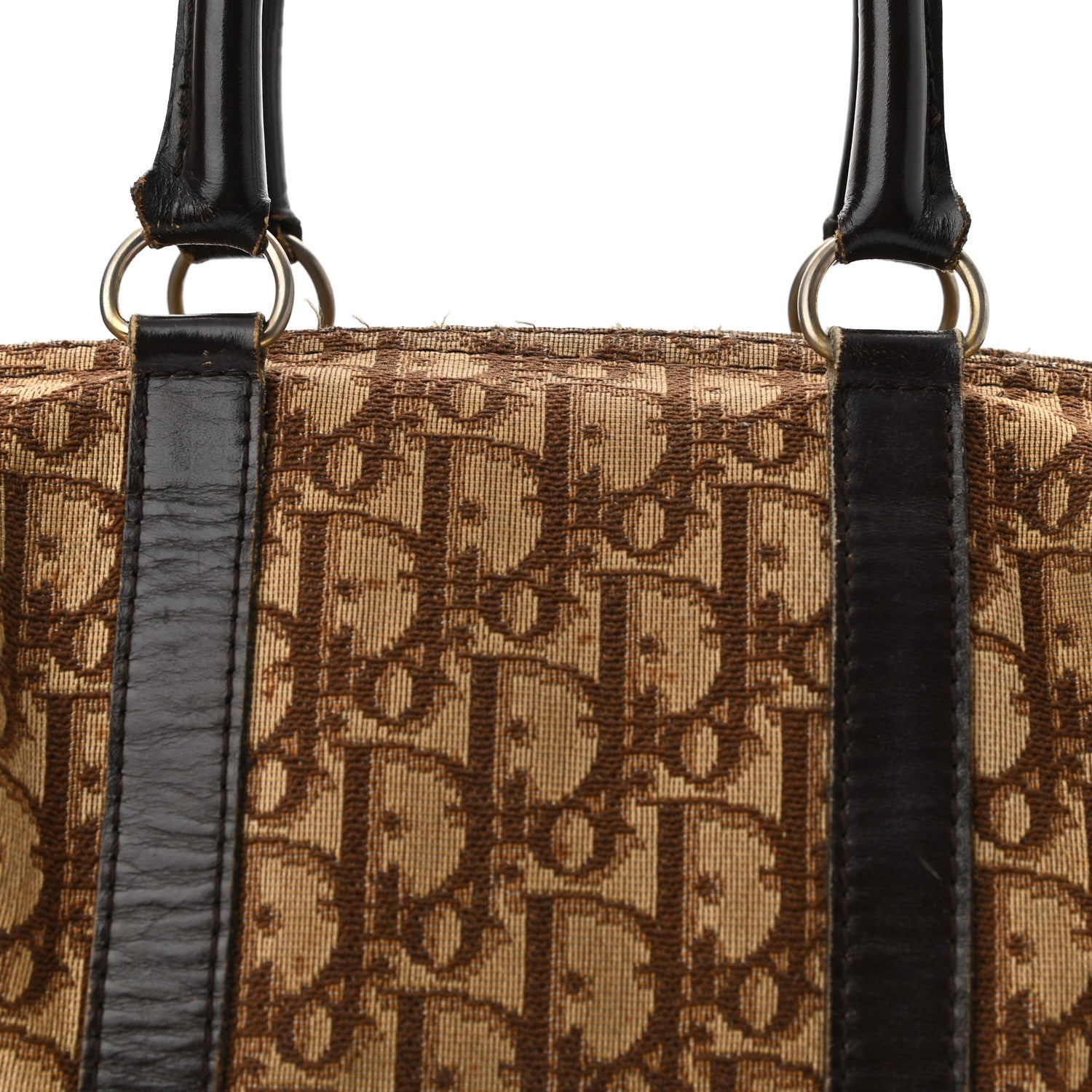 Christian Dior Monogram Boston Brown 7 of 12