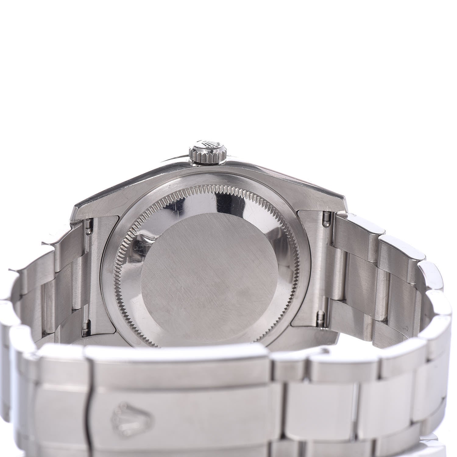 Rolex Stainless Steel 18K White Gold Diamond 36mm Oyster Perpetual Datejust Watch Pink Flowers 116244 5 of 7