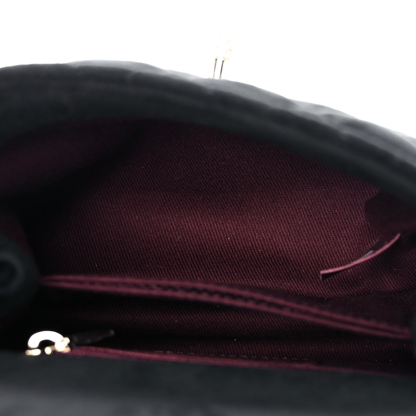 Velvet Crystal Quilted Extra Mini Coco Handle Flap Black