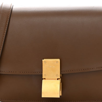 Celine Smooth Calfskin Small Classic Box Flap Bag Camel 9 of 11