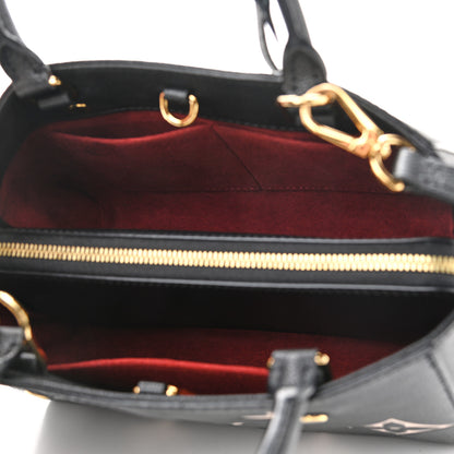 Louis Vuitton Empreinte Monogram Giant Montaigne BB Black Beige 5 of 11