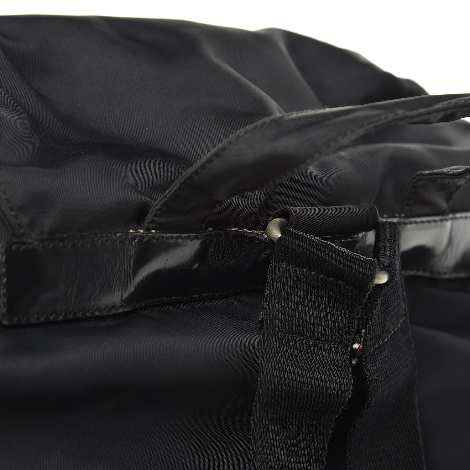 Prada Nylon Vela Medium Backpack Black 14 of 15