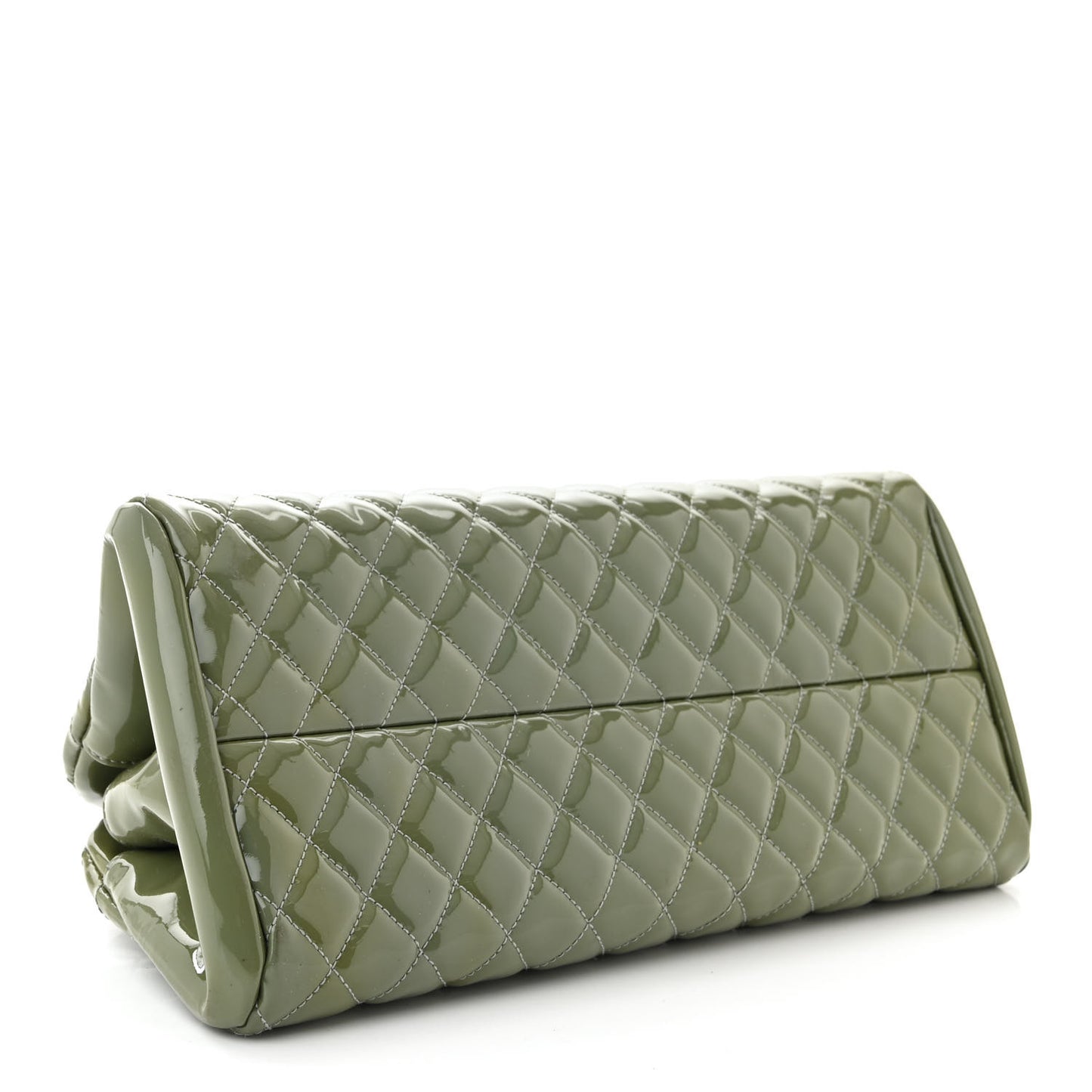 Patent Quilted Medium Just Mademoiselle Green