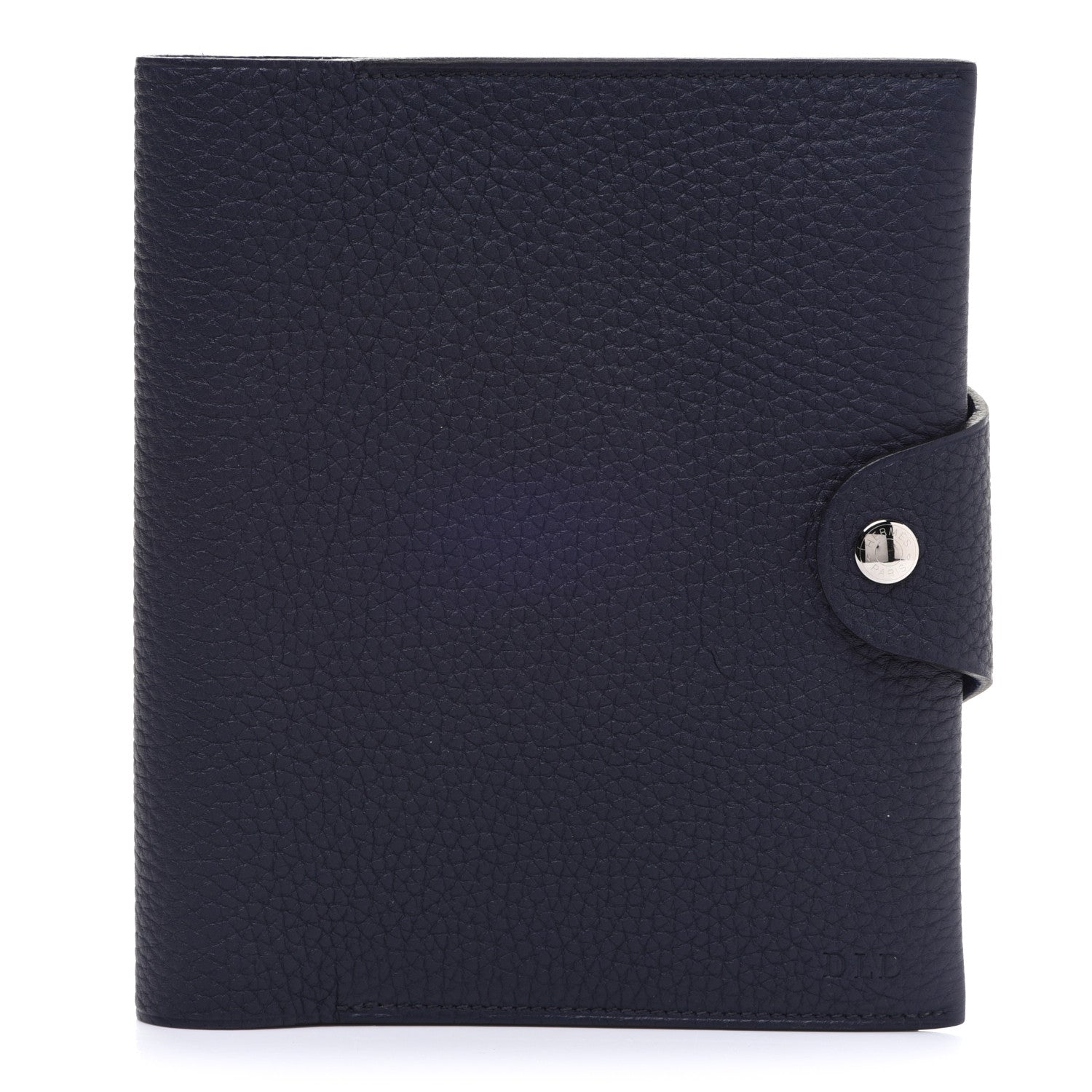 Hermes Togo Ulysse PM Notebook Cover Bleu Nuit 1 of 10