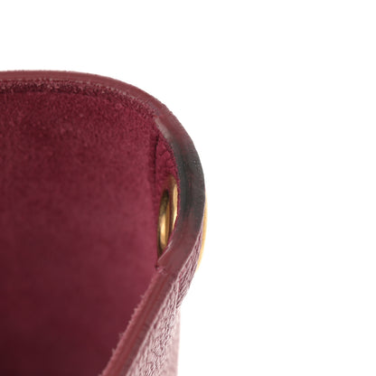 Celine Soft Grained Calfskin Small Sangle Bucket Bag Raspberry 10 of 10