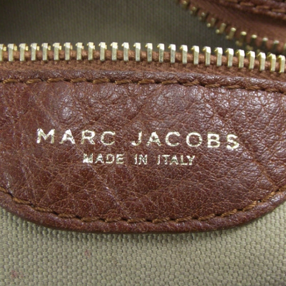 Marc Jacobs Leather Striping Bowler Chestnut 9 of 13
