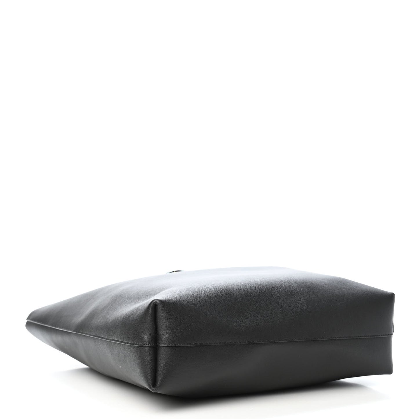 Calfskin North-South Shopping Tote Black