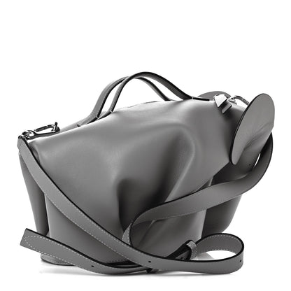 Loewe Calfskin Large Elephant Crossbody Bag Grey 2 of 13