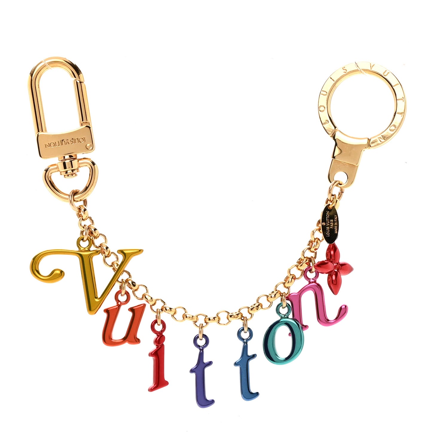 New Wave Key Chain Bag Charm Multicolor