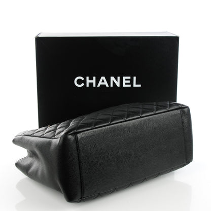 Chanel Caviar Quilted Grand Shopping Tote GST Black 4 of 7