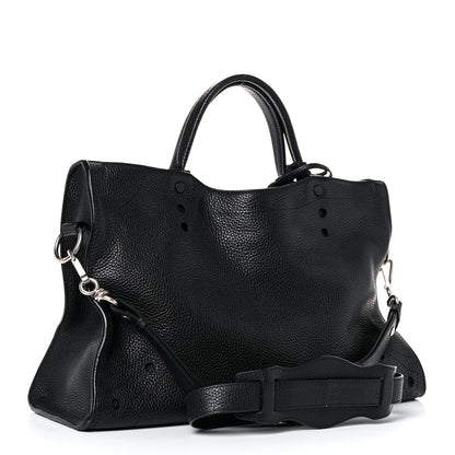 Balenciaga Veau Grana Perforated Blackout Hardware City Black 3 of 17